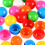 100Pcs Balls Ornaments Raffle Drawing Plastic Party Props 7