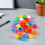 100Pcs Balls Ornaments Raffle Drawing Plastic Party Props 6