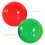 100Pcs Balls Ornaments Raffle Drawing Plastic Party Props 9