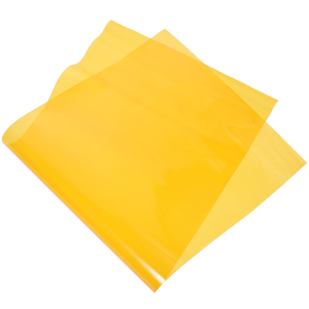 Auto Car Sticker Smoke Fog Headlight Taillight Tint Vinyl Sheet Orange 3544220026572