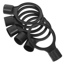 6Pcs Flexible Plastic Traffic Cone Connectors For Safety Barrier Poles