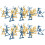 100 Pièces Mini Soldats Pirates Personnages Modèles De Table Sable 6
