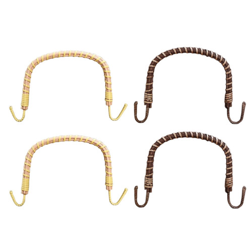4Pcs Delicate Universe Kettle Handles Portable Rattan Style