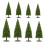 8Pcs Micro Model Trees Miniature For Woodland Scenery Diy Craft 6