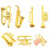 Set Of Mini Plastic Musical Instrument Models 4