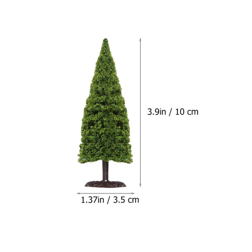 8Pcs Micro Model Trees Miniature For Woodland Scenery Diy Craft 1