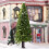 8Pcs Micro Model Trees Miniature For Woodland Scenery Diy Craft 8