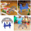 2Pcs Train Track Replacement Bridge Model Simulation DIY Accessory 4