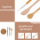 1Ensemble Bol En Bois Naturel Pour Application DIY 10