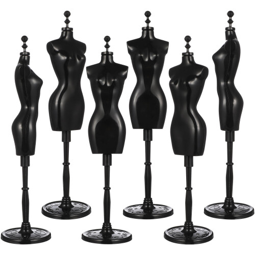 6Pcs Doll Mannequin Rack Display Stand Holder Model Stands