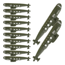 12Pcs Simulated Military Submarines Models For Sand Table Landscaping