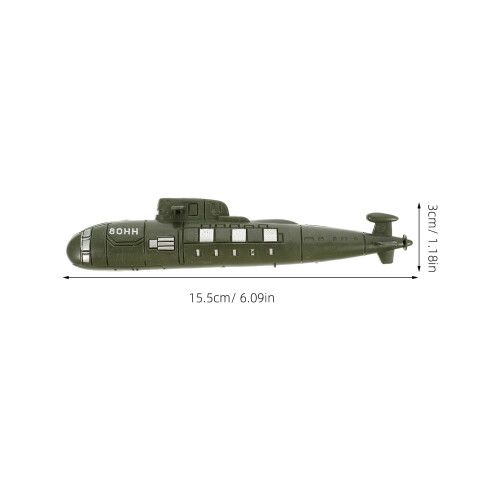 12Pcs Simulated Military Submarines Models For Sand Table Landscaping 1
