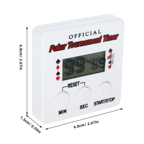 Poker Timer Party Countdown Decorative Timer No Battery 2
