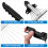 Telescopic Metal Rake Adjustable For Leaves Lawn Yard 7