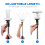 Telescopic Metal Rake Adjustable For Leaves Lawn Yard 8