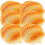 6Pcs Pu Roll Bread Model Simulation Toy Photo Prop 7