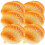 6Pcs Pu Roll Bread Model Simulation Toy Photo Prop 8