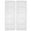 2Pcs Clear Plastic Poker Chip Box With Lid For Storage 6