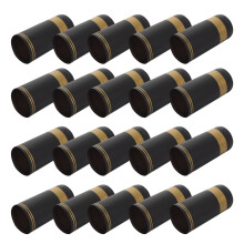 200Pcs Heat Shrink Capsules For Red Black With Gold Edge
