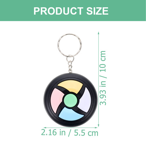 2Pcs Hand Held Memory Training Game Keychain Kids Educational Toy 2