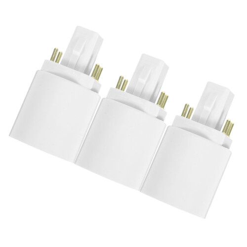 3Pcs G24Q To E27 4 Pin Light Socket Adapter For LED Bulb