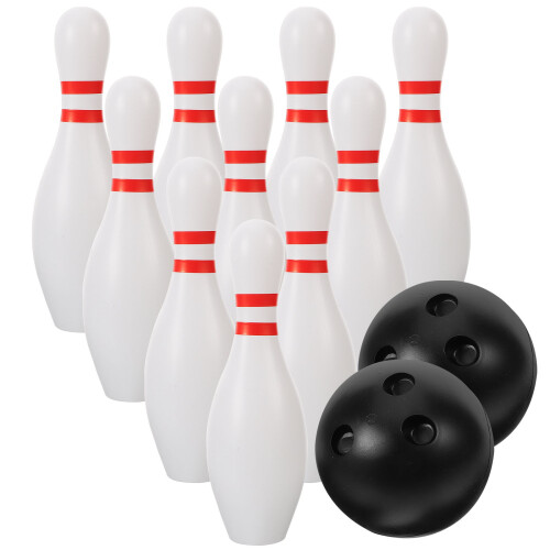 One Set Children'S Plastic Bowling Ball Toy Game 2