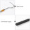 Set Attic Ladder Pull Down Kit With Adjustable Stainless Steel Rod 7