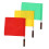 3Pcs Warning Signal Flags For Traffic Safety And 1