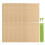 One Set Plastic Braille Writing Paper Board And Stylus For Blind 8