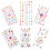 6 Sheets Rhinestone Temporary For Face Body Eyes 6