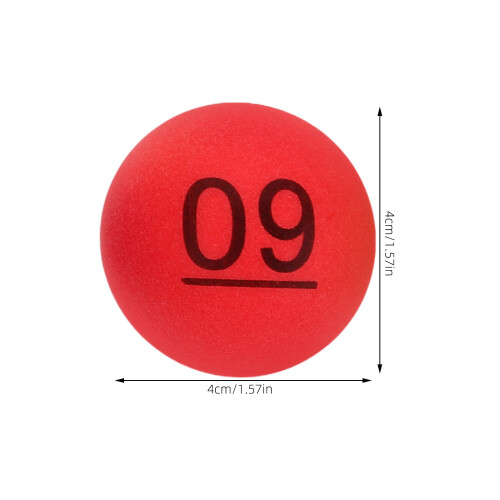 10Pcs Numbered Raffle Drawing Balls For Home Party Game 1