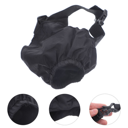 1Pc Black Pet Eye Mask For Stability And Shading 2