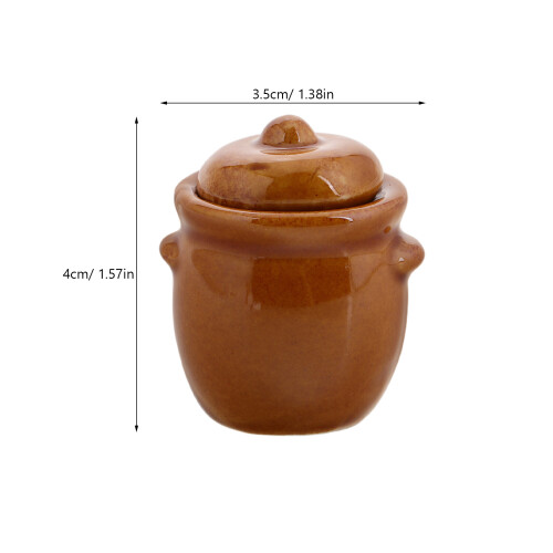Pot En Céramique Miniature Coloré Pour Décor Maison De 1