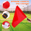 4Pcs Referee Flags Signal Hand Waving Flags For Competition 6