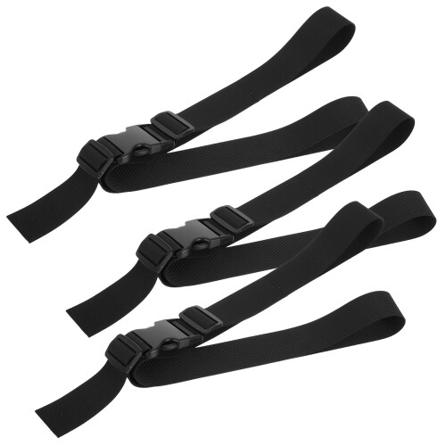3Pcs High Chair Straps Replacement 1.6M Quick Release Harness