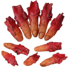 10Pcs Halloween Bloody Severed Finger Hanging Ornament