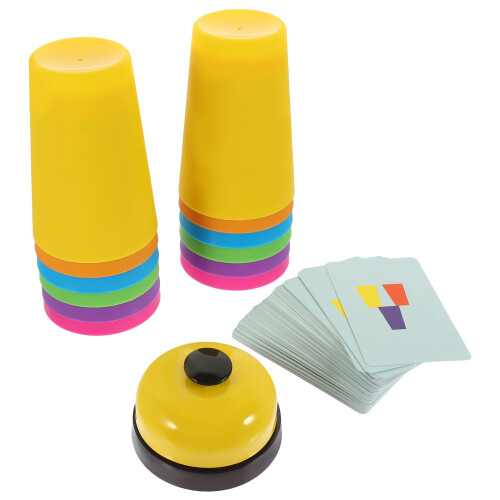 1 Set Stacking Cups For Children Reaction Training Educational Toy