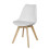 SoBuy Sedia da Pranzo Bianca 2 Pezzi Fst58-W 1