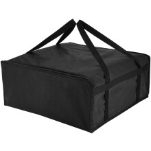 Portable Black Insulated Lunch Bag Thermal Bag for Food Transport