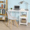 SoBuy Sedia da Pranzo Bianca 2 Pezzi Fst58-W 4