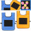 2 Set Palline Appiccicose Per 3