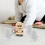 12Pcs Legged Clockwork Walking Toy Movements Mini Robot Parts 5