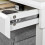 Scrivania SoBuy con 2 cassetti 100x55x76 cm 4