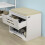 SoBuy Panca Scarpiera con Cuscino, Bianco 2