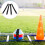 4Pcs Adjustable Cone Storage Strap For Soccer Training 11