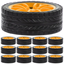 20Pcs Toy Car Wheels Replacement Diy Assembly For Kids Play