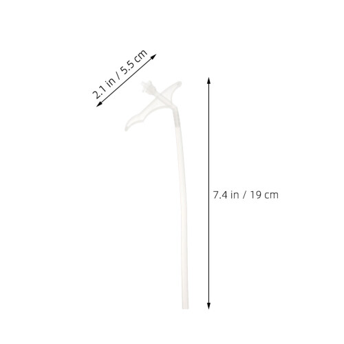 20Pcs Extended Foaming Tube For DIY Spray Applicator Clear Plastic 2