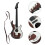 Toy Guitar 4 String Educational Instrument For Kids Random Color 5