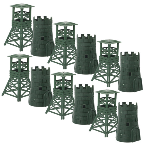 10 Set Mini Militari con e per Foto