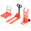Miniature Hand Trolley Set With Forklift And Platform Cart 3